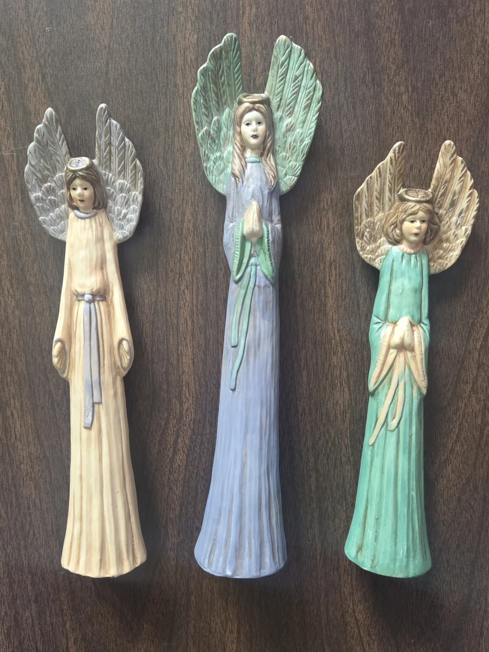 Vintage Poreclain Angel Set